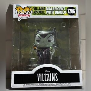 Funko PoP! Deluxe Villains Assemble: Maleficent with Diablo #1206• New, Sealed